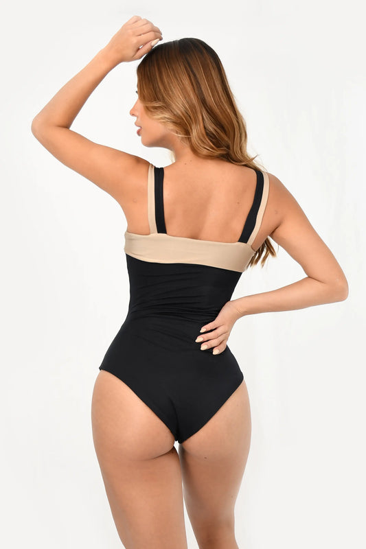 22501 ENTERO CON CORTE DELANTERO Y CARGADERA BICOLOR